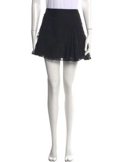 Pre-owned Derek Lam 10 Crosby Silk Mini Skirt In Blue
