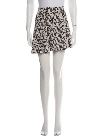Pre-owned Derek Lam 10 Crosby Silk Mini Skirt In Green