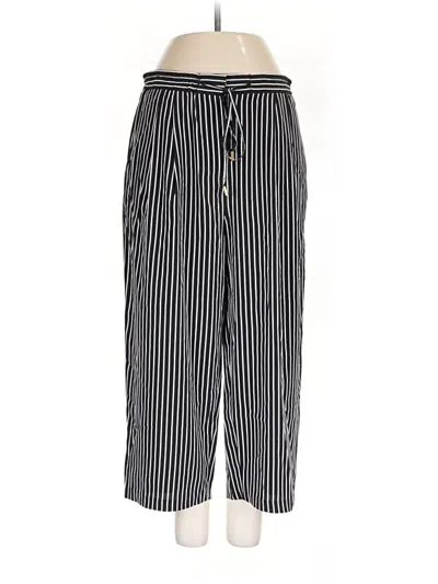 Pre-owned Derek Lam 10 Crosby Silk Pants In Black