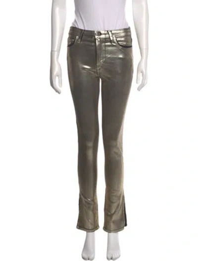 Pre-owned Derek Lam 10 Crosby Skinny Leg Pants In Multi