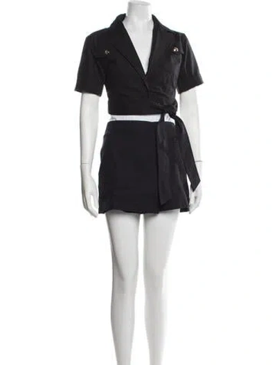 Pre-owned Derek Lam 10 Crosby Skirt Set In Black