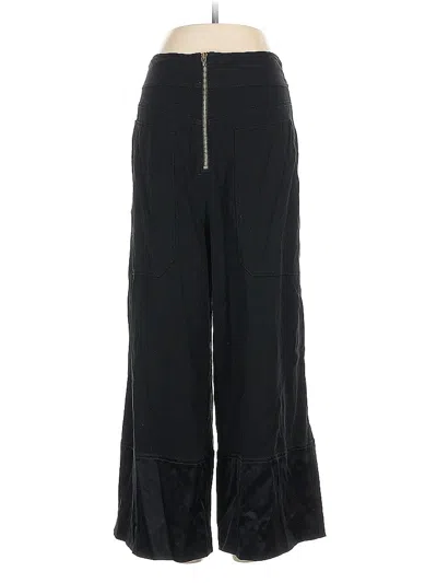 Pre-owned Derek Lam 10 Crosby Snow Pants With Bib In Black