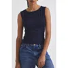Derek Lam 10 Crosby Sophia Top In Night Sky In Blue