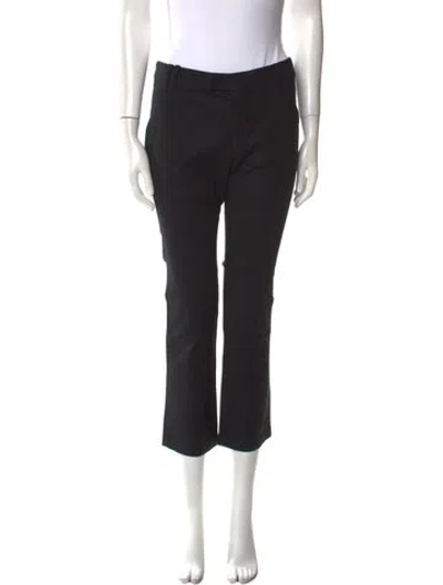 Pre-owned Derek Lam 10 Crosby Straight Leg Pants In Black