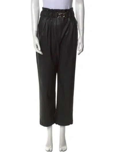 Pre-owned Derek Lam 10 Crosby Straight Leg Pants In Black