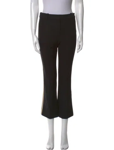 Pre-owned Derek Lam 10 Crosby Straight Leg Pants In Black
