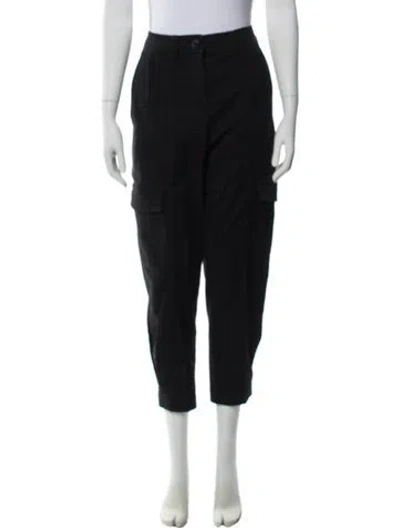 Pre-owned Derek Lam 10 Crosby Straight Leg Pants In Black