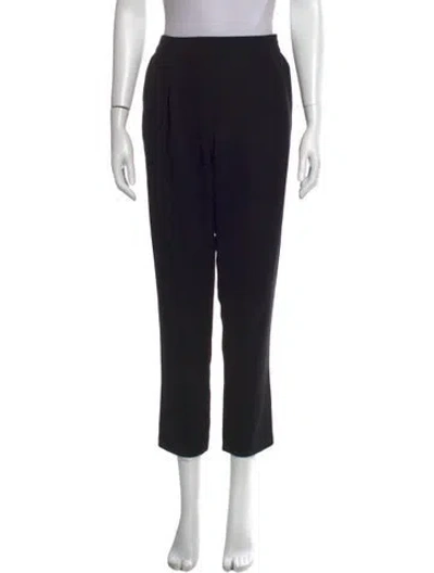 Pre-owned Derek Lam 10 Crosby Straight Leg Pants In Black