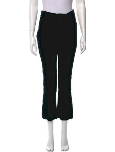 Pre-owned Derek Lam 10 Crosby Straight Leg Pants In Black