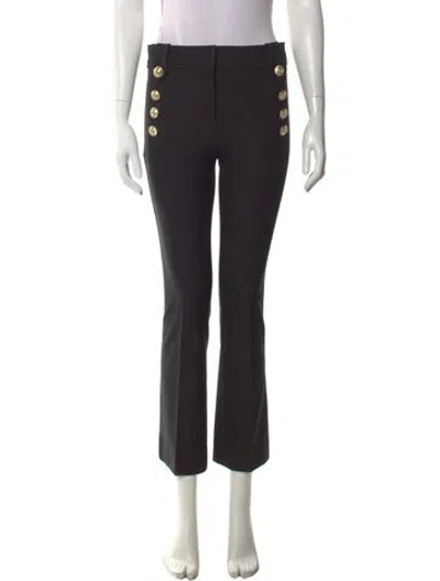 Pre-owned Derek Lam 10 Crosby Straight Leg Pants In Black