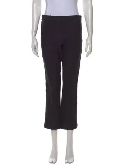 Pre-owned Derek Lam 10 Crosby Straight Leg Pants In Black