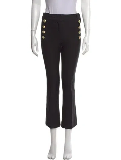 Pre-owned Derek Lam 10 Crosby Straight Leg Pants In Black