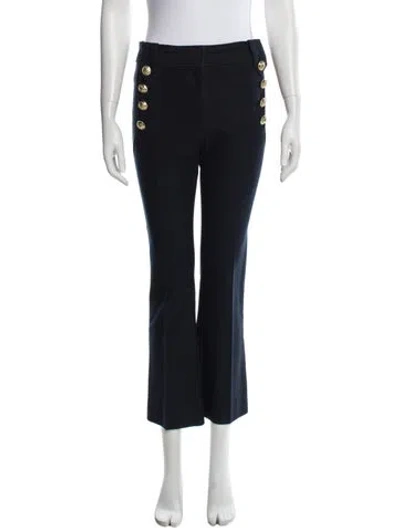 Pre-owned Derek Lam 10 Crosby Straight Leg Pants In Blue