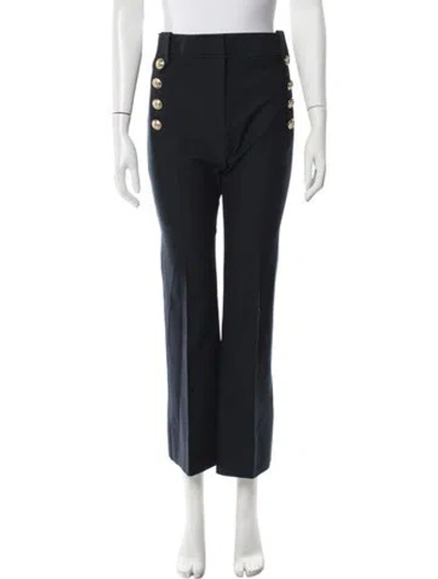 Pre-owned Derek Lam 10 Crosby Straight Leg Pants In Blue