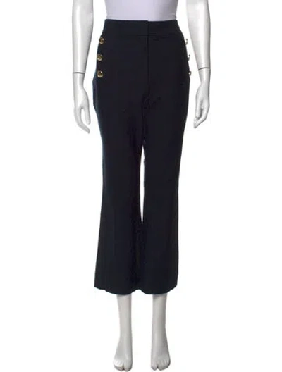 Pre-owned Derek Lam 10 Crosby Straight Leg Pants In Blue