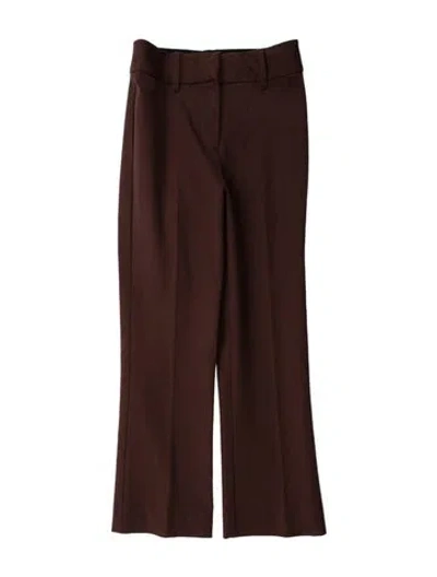 Pre-owned Derek Lam 10 Crosby Straight Leg Pants In Brown