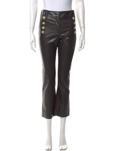 Pre-owned Derek Lam 10 Crosby Straight Leg Pants In Brown
