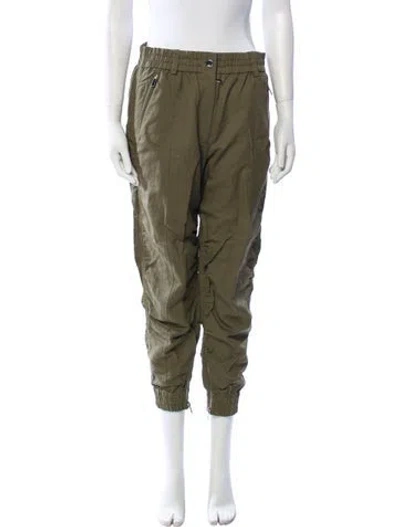 Pre-owned Derek Lam 10 Crosby Straight Leg Pants In Green