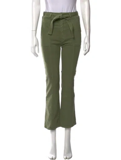 Pre-owned Derek Lam 10 Crosby Straight Leg Pants In Green