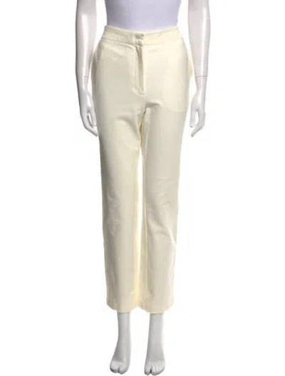 Pre-owned Derek Lam 10 Crosby Straight Leg Pants In Neutral