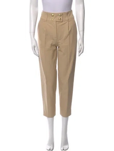 Pre-owned Derek Lam 10 Crosby Straight Leg Pants In Neutral