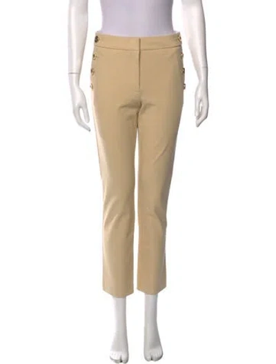 Pre-owned Derek Lam 10 Crosby Straight Leg Pants In Neutral