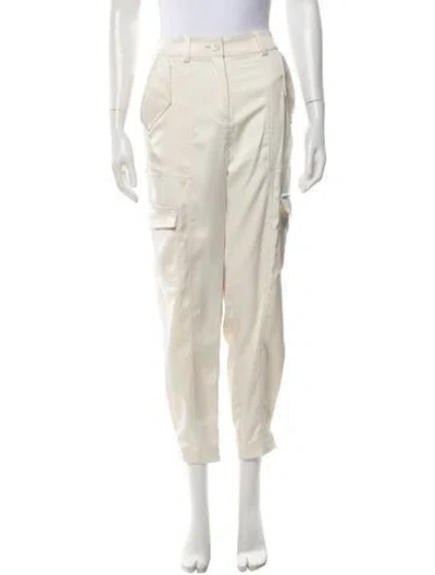 Pre-owned Derek Lam 10 Crosby Straight Leg Pants In Neutral