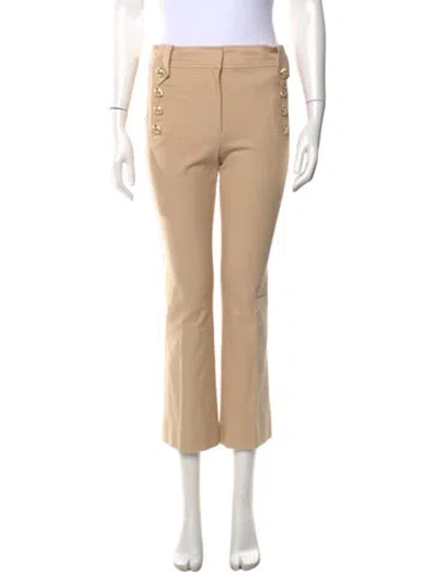 Pre-owned Derek Lam 10 Crosby Straight Leg Pants In Neutral