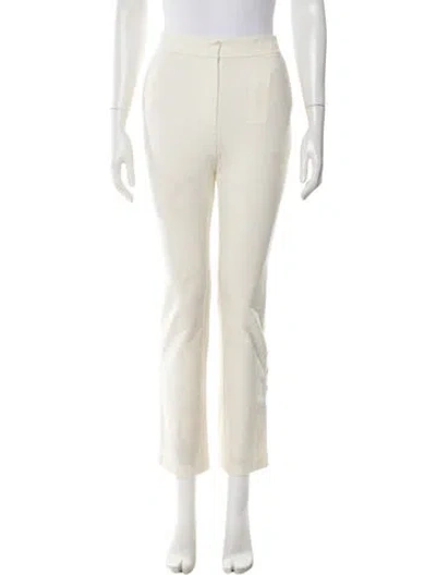 Pre-owned Derek Lam 10 Crosby Straight Leg Pants In Neutral