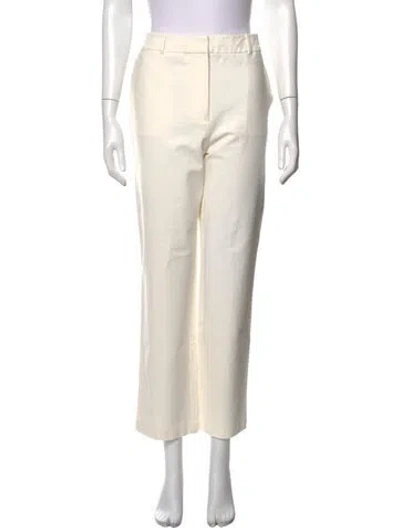 Pre-owned Derek Lam 10 Crosby Straight Leg Pants In Neutrals