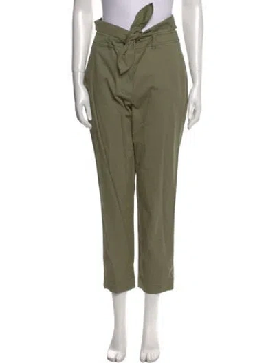 Pre-owned Derek Lam 10 Crosby Straight Leg Pants W/ Tags In Green