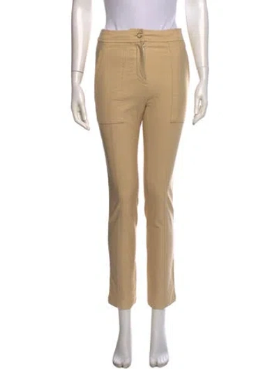 Pre-owned Derek Lam 10 Crosby Straight Leg Pants W/ Tags In Neutral