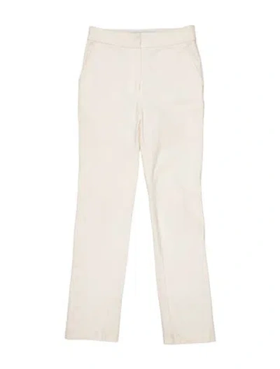 Pre-owned Derek Lam 10 Crosby Straight Leg Pants In White