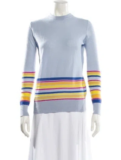 Pre-owned Derek Lam 10 Crosby Striped Crew Neck Sweater In Multi