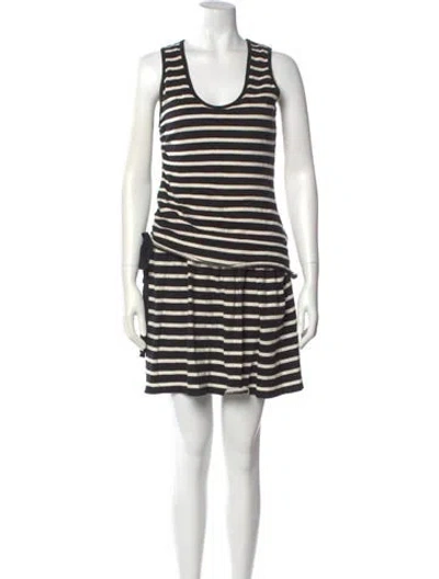 Pre-owned Derek Lam 10 Crosby Striped Mini Dress In Multi