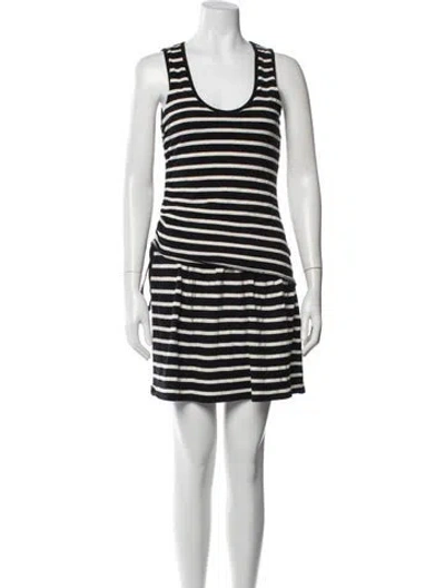 Pre-owned Derek Lam 10 Crosby Striped Mini Dress In Multi