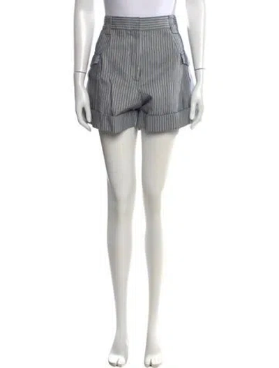 Pre-owned Derek Lam 10 Crosby Striped Mini Shorts In Multi