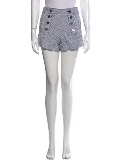 Pre-owned Derek Lam 10 Crosby Striped Mini Shorts In Multi