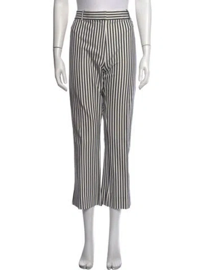 Pre-owned Derek Lam 10 Crosby Striped Wide Leg Pants In Multi