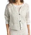 Derek Lam 10 Crosby Syvie Crochet Sequin Cardigan In White