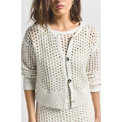 Derek Lam 10 Crosby Syvie Sequin Crochet Cardigan