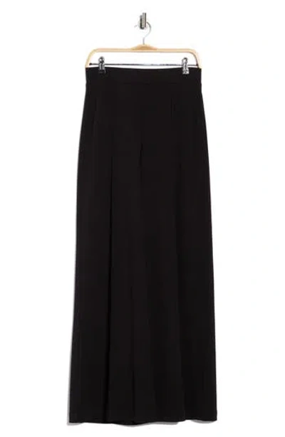 Derek Lam 10 Crosby Tempest Wide Leg Knit Pants In Black