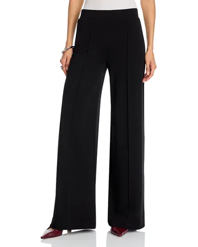 Derek Lam 10 Crosby Tempest Wide Leg Knit Trouser In Black