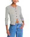 Derek Lam 10 Crosby Thibeaut Cashmere-cotton Cardigan In Medium Heather Grey