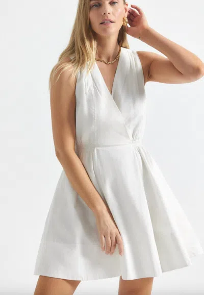 Derek Lam 10 Crosby Tia Mini Dress In White