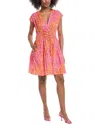 Derek Lam 10 Crosby Tora Mini Dress In Pink