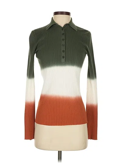 Pre-owned Derek Lam 10 Crosby Turtleneck Sweater In Green