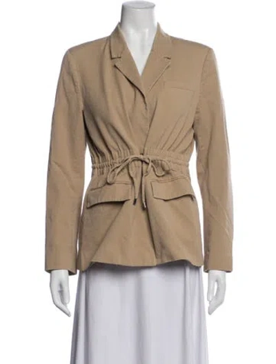 Pre-owned Derek Lam 10 Crosby Utility Jacket In Brown