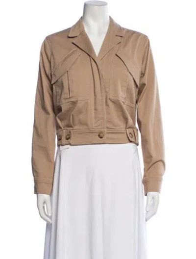 Pre-owned Derek Lam 10 Crosby Utility Jacket In Neutrals