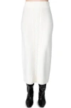 Derek Lam 10 Crosby Valentin Cable Stitch Wool Skirt In Gray